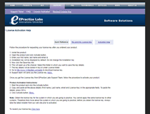 Tablet Screenshot of license.epractizelabs.com